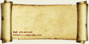 Dina Mokrić vizit kartica